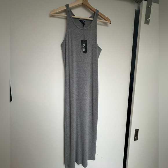 All Birds Ribbed Maxi Dress - small grey - Picture 2 of 2